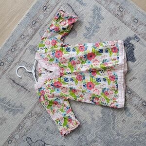 Ruffle Butts Baby Girls Floral Tunic Swim Beach Cover-up Sz18-24m